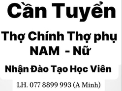 Hớt tóc nam bình Minh cần tuyển thợ  NỮ  cạo mặt lấy ráy tai 