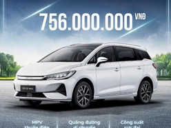 BYD M6- XE 7 CHỖ THUẦN ĐIỆN HIỆU SUẤT CAO