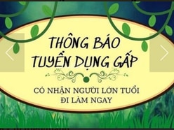 Cần Bổ Sung Nhân Viên Dịp Cuối Năm 