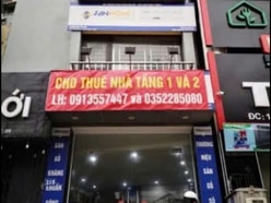 Chính chủ cho thuê nhà mặt phố số 125 Minh Khai, quận Hai Bà Trưng