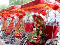 Xích lô ăn hỏi, nhà bạt, cổng hoa, cưới hỏi trọn gói TIANA Xích lô ăn hỏi, nhà bạt, cổng hoa, cưới hỏi trọn gói TIANA