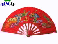 Quạt tập dưỡng sinh hình rồng phụng cực đẹp Quạt tập dưỡng sinh hình rồng phụng cực đẹp
