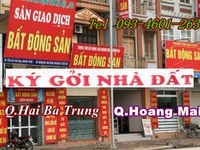 Nhận bán - cho thuê nhà đất Quận Hai Bà Trưng và Quận Hoàng Mai Nhận bán - cho thuê nhà đất Quận Hai Bà Trưng và Quận Hoàng Mai