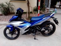 Exciter 150 FI Côn Tay màu Xanh Bạc CChủ 2k16 Exciter 150 FI Côn Tay màu Xanh Bạc CChủ 2k16