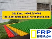 Công trình dùng tấm sàn nhựa frp grating, tấm sàn lót kháng hóa chất Công trình dùng tấm sàn nhựa frp grating, tấm sàn lót kháng hóa chất