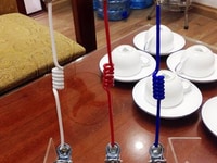 Wobbler lò xo bọc nhựa 2 đầu kẹp Wobbler lò xo bọc nhựa 2 đầu kẹp