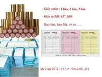 Giấy Order Giá Rẻ tại Thành phố HCM Giấy Order Giá Rẻ tại Thành phố HCM