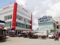 Bán mặt tiền quốc lộ 13 chỉ 420tri/nen tiện KD buôn bán,gần trường Bán mặt tiền quốc lộ 13 chỉ 420tri/nen tiện KD buôn bán,gần trường