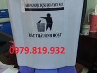 Thùng đựng rác 15 lít màu vàng xanh Thùng đựng rác 15 lít màu vàng xanh