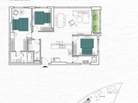 Bán căn hộ 3 phòng ngủ, tháp Bahamas, B-20.03, view Bitexco, Quận 1 Bán căn hộ 3 phòng ngủ, tháp Bahamas, B-20.03, view Bitexco, Quận 1
