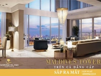 Bán căn hộ Đảo Kim Cương tháp Maldives, 4 phòng ngủ, 169 m2, view sông Bán căn hộ Đảo Kim Cương tháp Maldives, 4 phòng ngủ, 169 m2, view sông