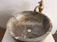 Cung cấp sỉ lẻ Lavabo đá tự nhiên, vòi đồng.. Cung cấp sỉ lẻ Lavabo đá tự nhiên, vòi đồng..