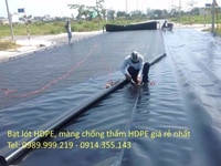 Bạt lót chống thấm HDPE 0,2; 0,3; 0,4; 0,5mm giá rẻ chất lượng Bạt lót chống thấm HDPE 0,2; 0,3; 0,4; 0,5mm giá rẻ chất lượng