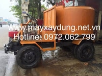 Máy trộn bê tông tự hành 2 cầu chạy trộn 9 bao Hồng Đăng Máy trộn bê tông tự hành 2 cầu chạy trộn 9 bao Hồng Đăng