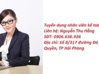 Cần tuyển gấp 02 kế toán viên cho Công ty xây dựng Cần tuyển gấp 02 kế toán viên cho Công ty xây dựng