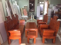 Bộ bàn ghế âu á hộp - gỗ sồi nga - Loại 2m2 và 2m4 Bộ bàn ghế âu á hộp - gỗ sồi nga - Loại 2m2 và 2m4