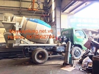 Bồn trộn bê tông 2 khối nhập khẩu giá tốt nhất Bồn trộn bê tông 2 khối nhập khẩu giá tốt nhất