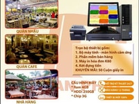 Bộ máy tính tiền cảm ứng cho quán Trà Sữa tại Bắc Ninh, Bắc Giang Bộ máy tính tiền cảm ứng cho quán Trà Sữa tại Bắc Ninh, Bắc Giang