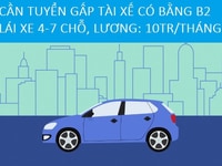 Công ty chúng tối đang cần gấp 5 tài xế có kinh nghiệm !lái GRAB!!! Công ty chúng tối đang cần gấp 5 tài xế có kinh nghiệm !lái GRAB!!!