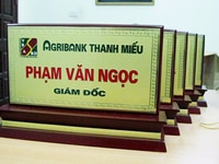 Đơn vị chuyên làm biển chức danh ở tại hải dương Đơn vị chuyên làm biển chức danh ở tại hải dương