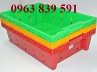 Rổ nhựa đan có 5 bánh xe dùng trong ngành dệt may Rổ nhựa đan có 5 bánh xe dùng trong ngành dệt may