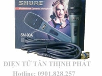 Bán micro karaoke có dây Shure SM-90A giá rẻ tại tphcm Bán micro karaoke có dây Shure SM-90A giá rẻ tại tphcm