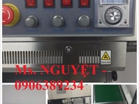 Máy đóng gói hàn miệng túi liên tục tự động có in date bằng mực khô Máy đóng gói hàn miệng túi liên tục tự động có in date bằng mực khô