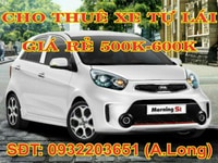 Cho thuê xe tự lái 4-7chỗ Innova Kia Morning Hyundai i10 số AT,giá500k Cho thuê xe tự lái 4-7chỗ Innova Kia Morning Hyundai i10 số AT,giá500k