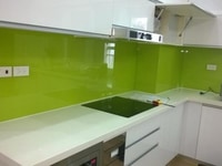 Kính ốp bếp kính màu cường lực Kính ốp bếp kính màu cường lực
