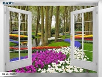 Tranh dáng tường 3d ,tranh cửa sổ 3d Tranh dáng tường 3d ,tranh cửa sổ 3d