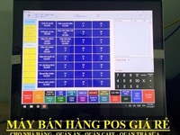 Máy tính tiền cảm ứng trọn bộ giá rẻ cho quán cafe, nhà hàng, trà sữa Máy tính tiền cảm ứng trọn bộ giá rẻ cho quán cafe, nhà hàng, trà sữa