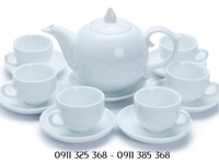 Bộ ấm trà in logo làm quà tặng giá rẻ Bộ ấm trà in logo làm quà tặng giá rẻ