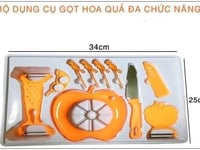 Bộ dụng cụ cắt gọt hoa quả 10 món giá Rẻ Bộ dụng cụ cắt gọt hoa quả 10 món giá Rẻ