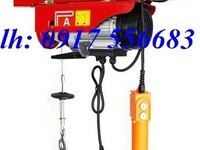 Tời điện mini PA200 tải trọng nâng 100-200 kg, cáp 20m, điện 220v 1pha Tời điện mini PA200 tải trọng nâng 100-200 kg, cáp 20m, điện 220v 1pha
