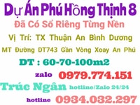 Chính thức mở bán KDC Phú Hồng Thịnh 8, giá F0 từ CĐT, đã có sổ riêng Chính thức mở bán KDC Phú Hồng Thịnh 8, giá F0 từ CĐT, đã có sổ riêng