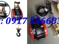 Tời điện mini xách tay Kio Đài Loan SK-230: 230kg cáp 30m, điện 220v Tời điện mini xách tay Kio Đài Loan SK-230: 230kg cáp 30m, điện 220v