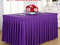Khăn trải bàn hội nghị đẹp, sang trọng Khăn trải bàn hội nghị đẹp, sang trọng