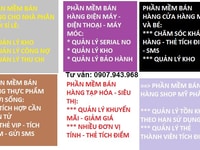 Phần mềm quản lý bán hàng nhiều lĩnh vực Phần mềm quản lý bán hàng nhiều lĩnh vực
