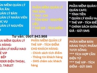 Phần mềm quản lý quán cafe, nhà hàn, quán ăn Phần mềm quản lý quán cafe, nhà hàn, quán ăn