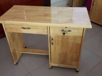 Bàn làm việc gỗ thông mới 100% Bàn làm việc gỗ thông mới 100%