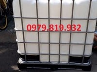 Tank nhựa IBC 1000 lít đựng hóa chất có khung sắt giá rẻ Tank nhựa IBC 1000 lít đựng hóa chất có khung sắt giá rẻ