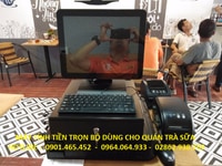 Lắp máy tính tiền 2 trong 1 cho Quán Trà sữa - cafe Lắp máy tính tiền 2 trong 1 cho Quán Trà sữa - cafe