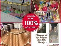 Cũi 3d 6 cánh xuất khẩu bằng gỗ 100% Cũi 3d 6 cánh xuất khẩu bằng gỗ 100%