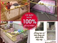 Cũi 3d 8 cánh xuất khẩu gỗ 100% Cũi 3d 8 cánh xuất khẩu gỗ 100%
