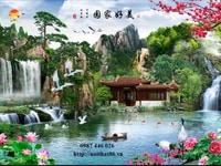 Tranh gạch treo tường cho ngày hè mát mẻ Tranh gạch treo tường cho ngày hè mát mẻ