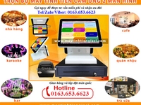 Máy tính tiền cảm ứng 2 màn hình cho trà sữa tại Huế Máy tính tiền cảm ứng 2 màn hình cho trà sữa tại Huế