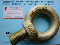 Bu lông tai cẩu thép chịu lực M42, M48, M56, Bu lông mắt inox M8 -M20 Bu lông tai cẩu thép chịu lực M42, M48, M56, Bu lông mắt inox M8 -M20