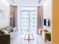 Cho thuê Serviced 2 Bedrooms Vinhome Central Park tầng cao view đẹp Cho thuê Serviced 2 Bedrooms Vinhome Central Park tầng cao view đẹp