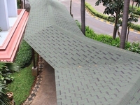 Tấm bitum giả ngói dán mái tháp chuông Hy Lạp Tấm bitum giả ngói dán mái tháp chuông Hy Lạp