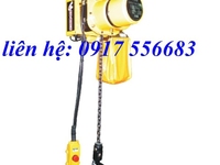 Pa lăng xích điện đài loan 1 tấn, 2 tấn 6m, dùng điện 3 pha 380v Pa lăng xích điện đài loan 1 tấn, 2 tấn 6m, dùng điện 3 pha 380v